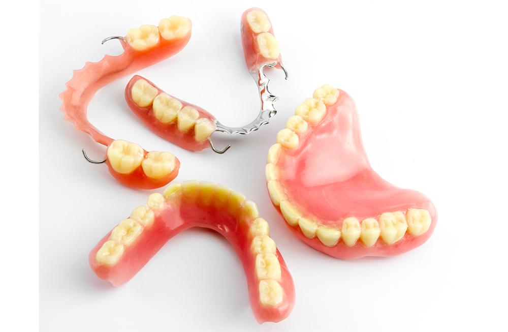 different types of dentures