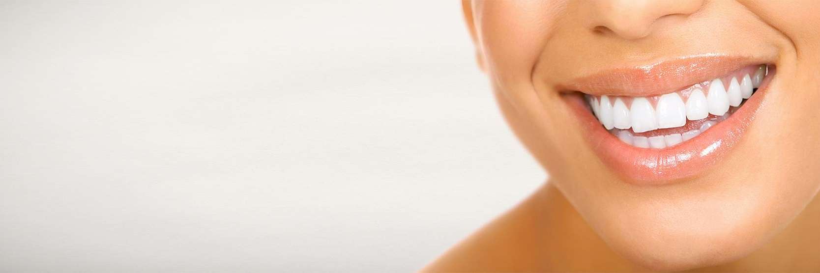 close up of woman's smile