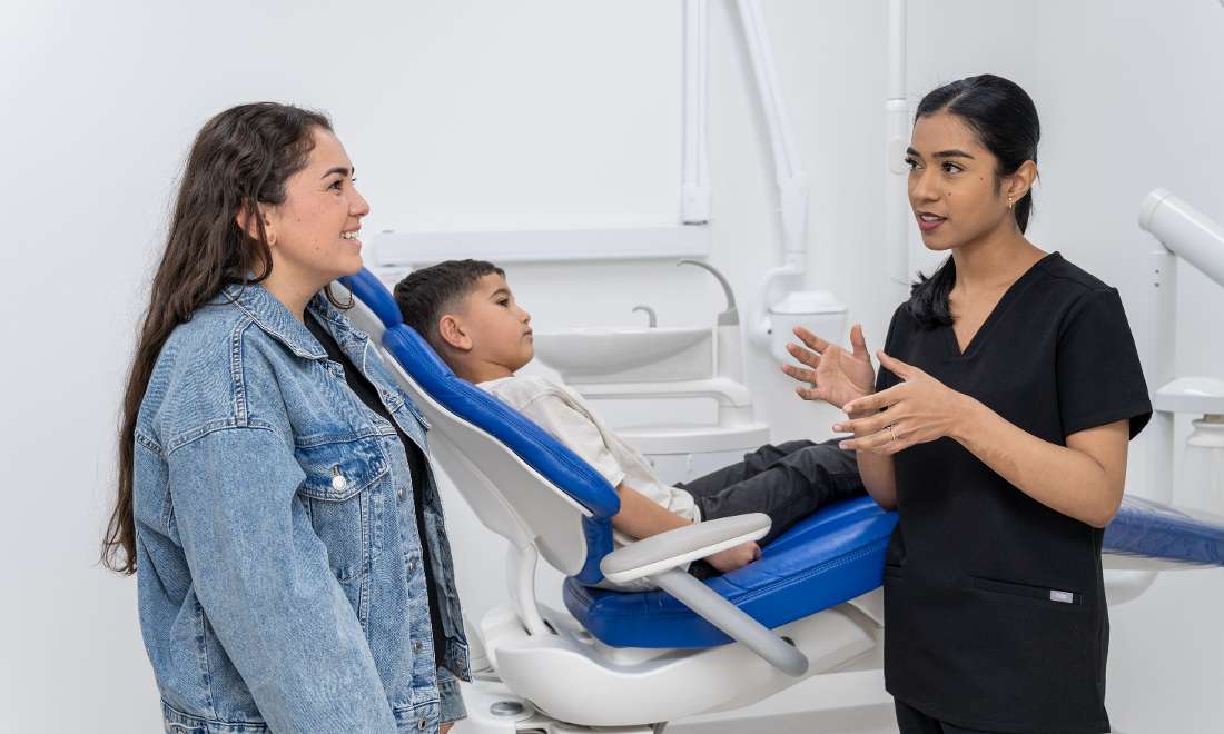 Dental chair at Peak Dental Care