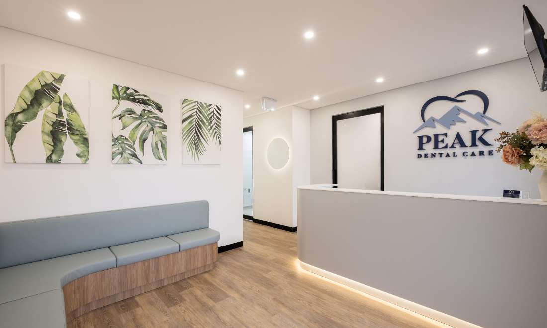  Reception Area at Peak Dental Care, Blacktown
